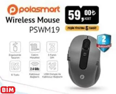 POLOSMART WİRELESS MOUSE PSWM19